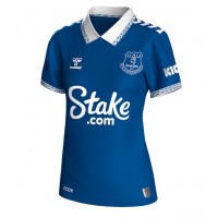 Billiga Everton James Tarkowski #6 Hemma fotbollskläder Dam 2023-24 Kortärmad